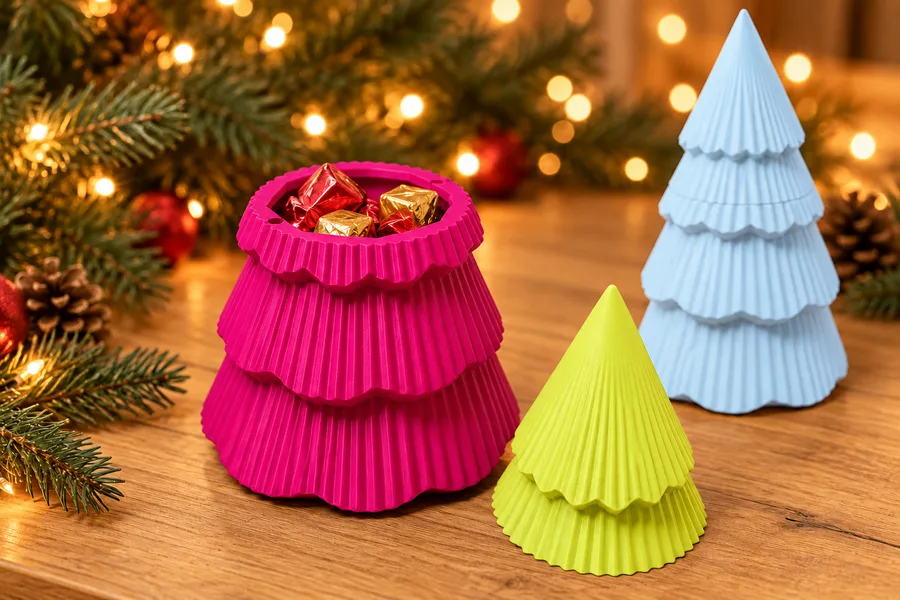 Árvore Porta-Doces em impressão 3D (foto ilustrativa)